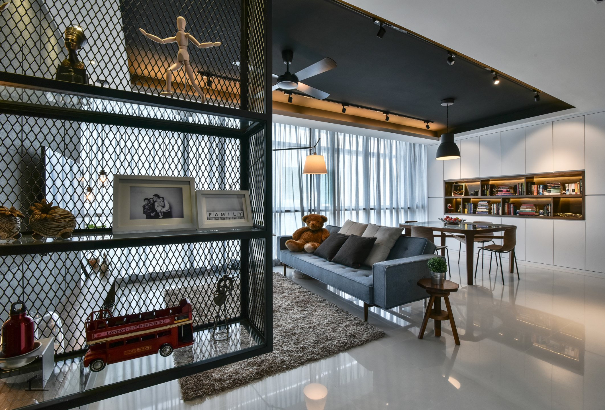 輕工業混搭 新莊林宅-新成屋三房